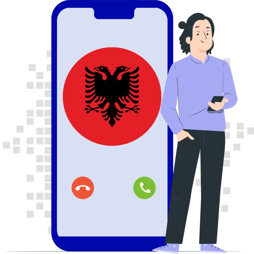 Virtuelle Nummer in Albanien – DID Virtual Numbers