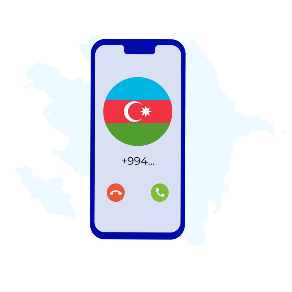 Virtuelt nummer i Aserbajdsjan - DID virtuelle numre