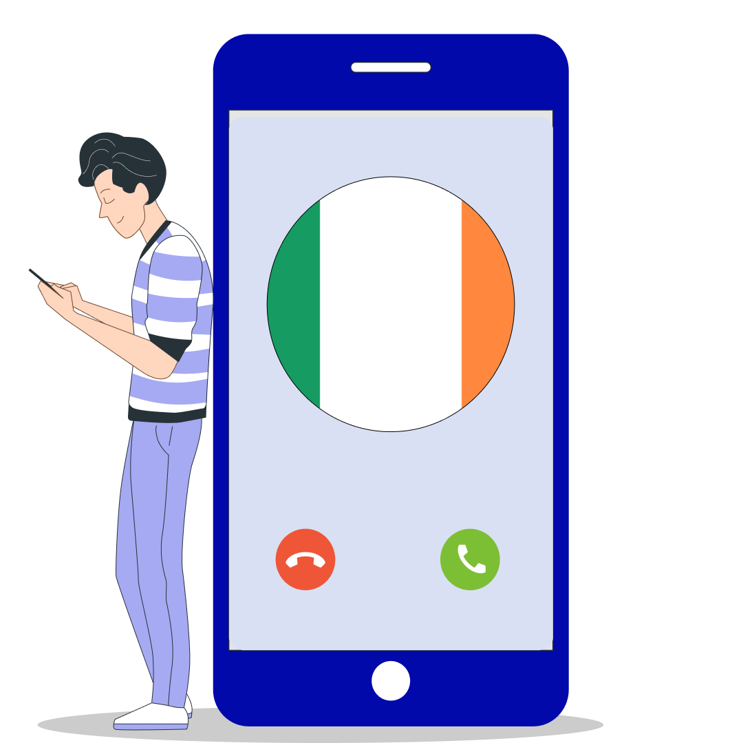 使用代码+353 购买爱尔兰虚拟号码- DIDVN