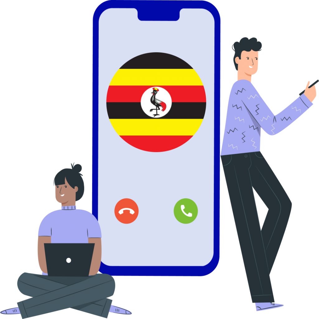 Virtuelle Telefonnummer in Uganda - DIDVN