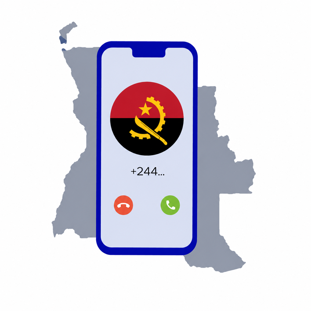 Virtueel Angola-nummer +244 kopen — DID Virtual Numbers