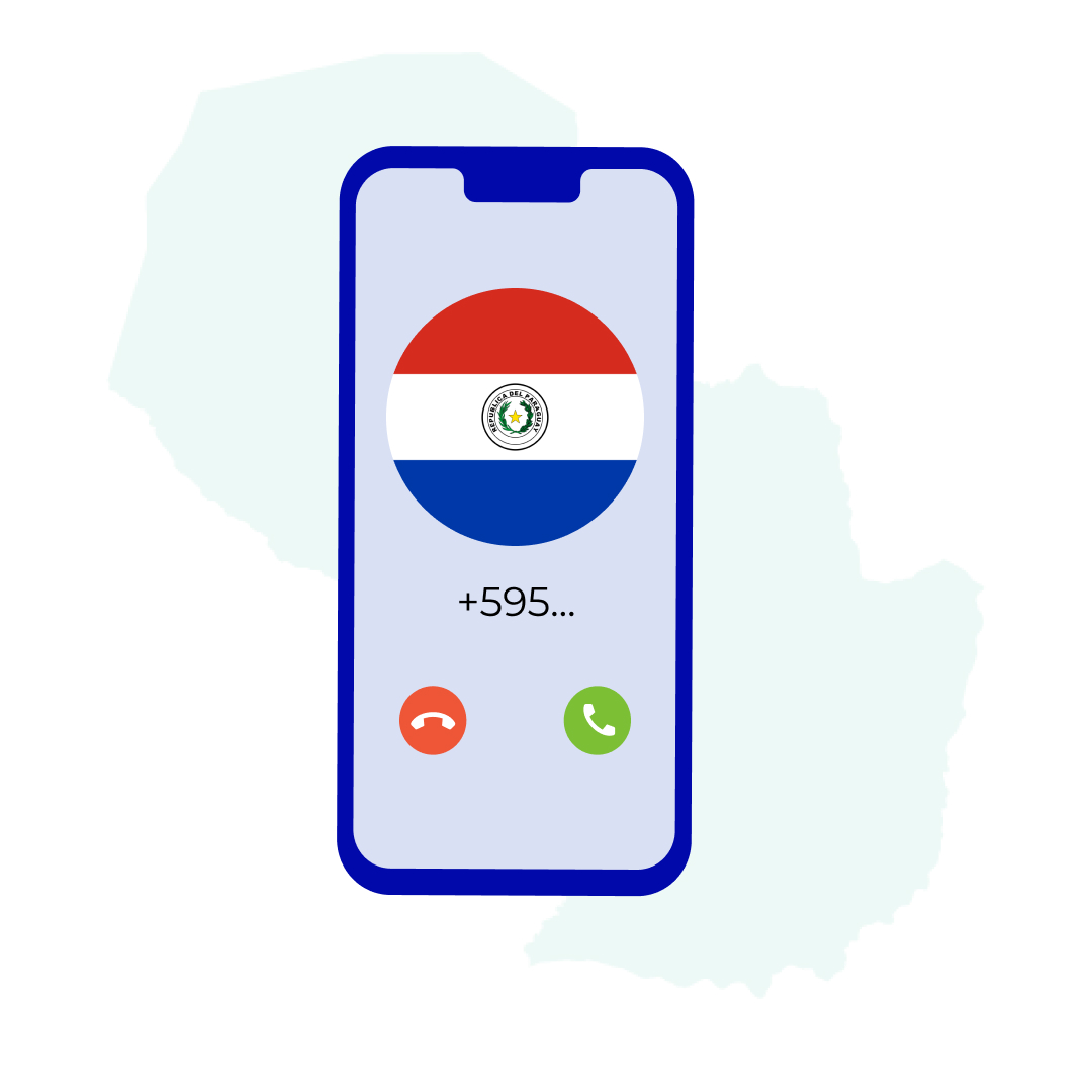 Купить виртуальный номер Парагвая +595 — DID Virtual Numbers