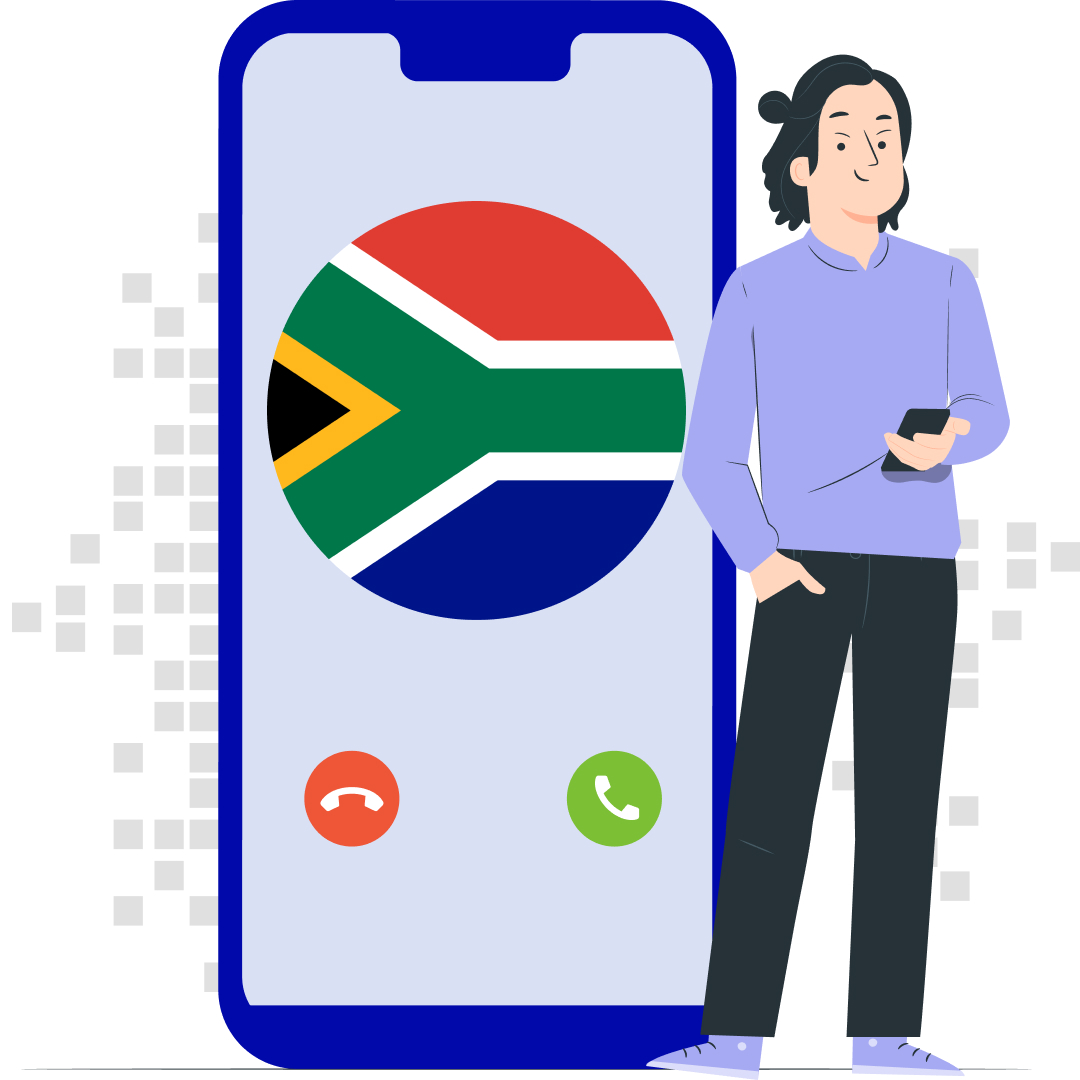 Beli nomor virtual Afrika Selatan +27 — DID Virtual Numbers