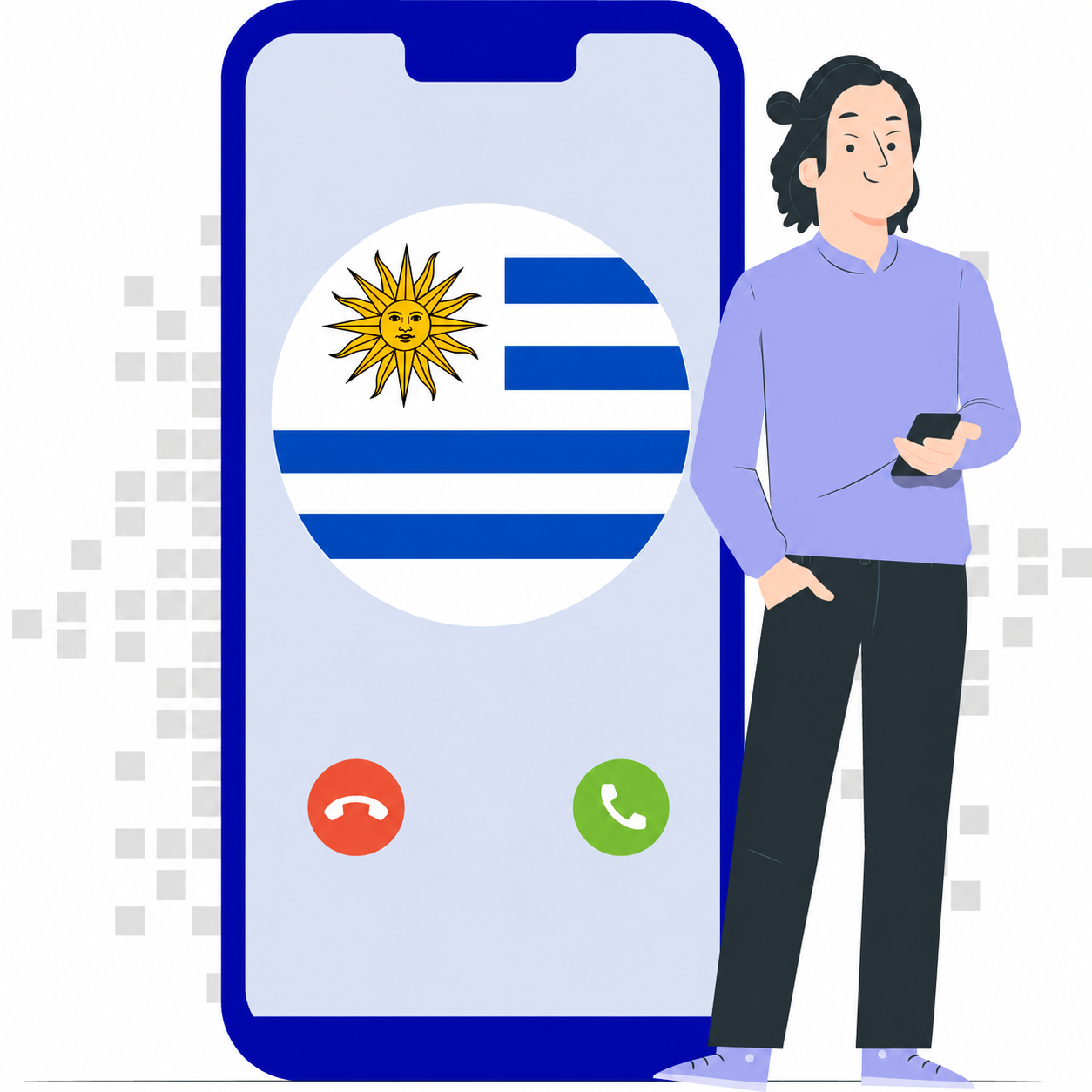 Sanal Uruguay numarası +598 satın al — DID Virtual Numbers
