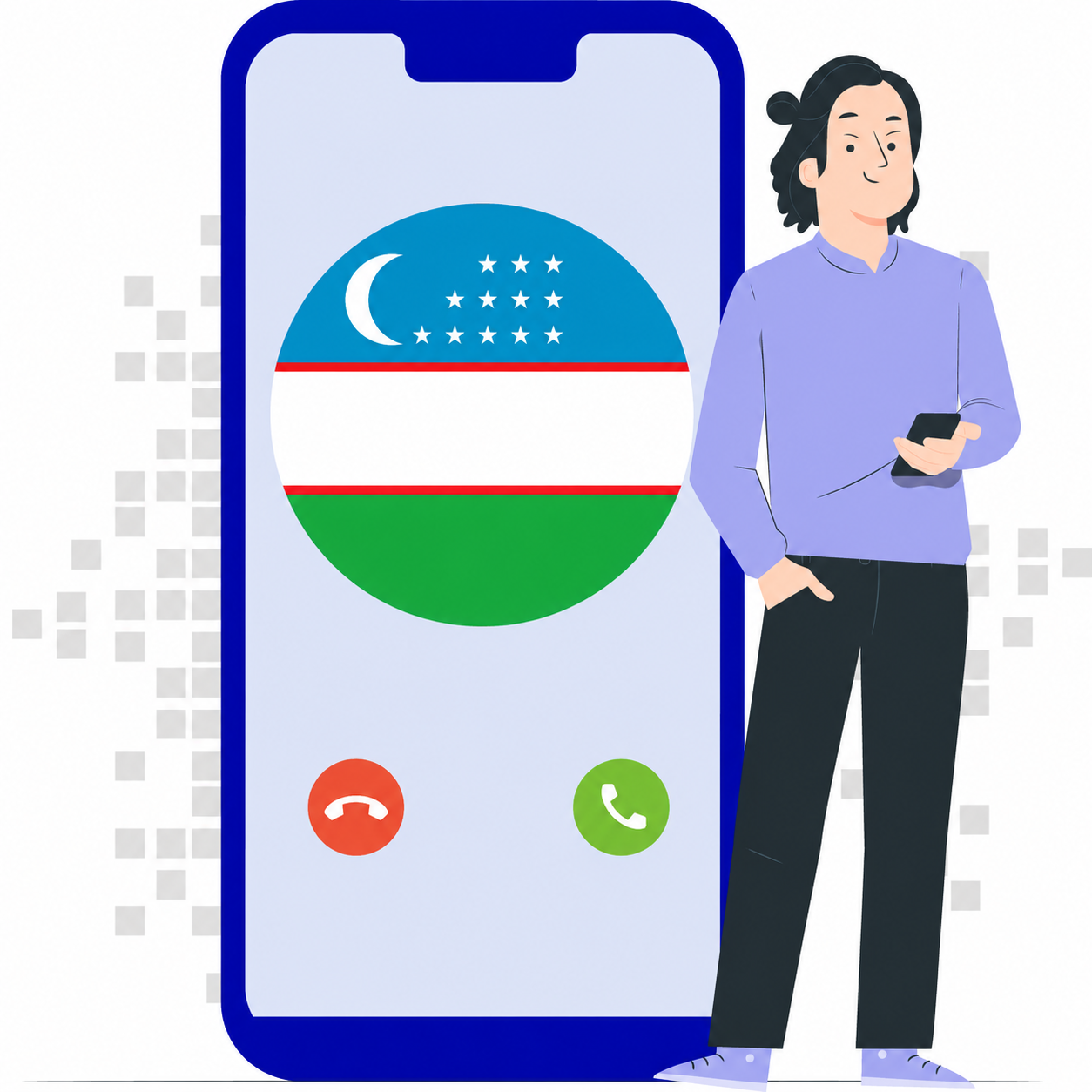 Virtuelle Usbekistan-Nummer +998 kaufen — DID Virtual Numbers